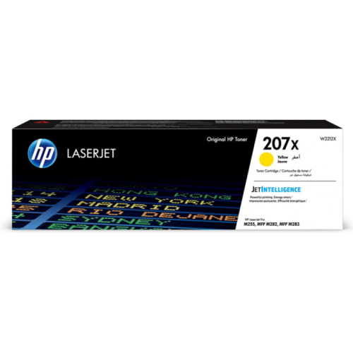 Картридж лазерный HP 207X W2212X желтый (2450стр.) для HP M255/MFP M282/M283