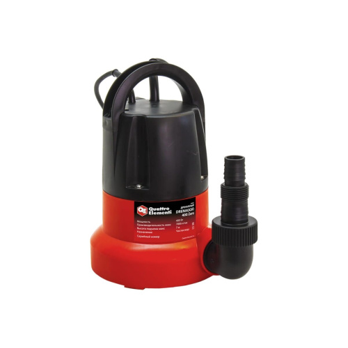 Дренажный насос QUATTRO ELEMENTI Drenaggio 400 Zero (241-802)