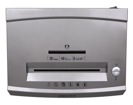 Шредер Deli 9907 серебристый