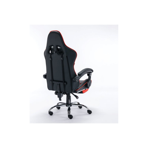 Кресло игровое BRABIX Dexter GM-135 (532799) экокожа, черное/красное