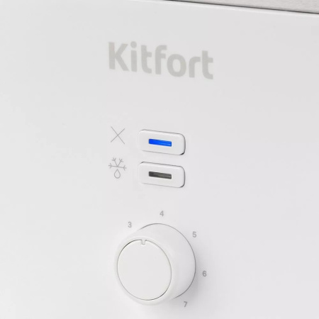 Тостер KitFort КТ-4025 белый/стальной