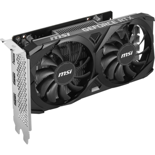 Видеокарта MSI Nvidia GeForce RTX 3050 6 Гб (3050 Ventus 2X E 6G OC) GDDR6 96 бит PCIE 4.0 16x 2xВыход HDMI 1xВыход DisplayPort