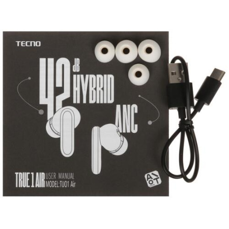 Наушники TWS Tecno True 1 Air белый