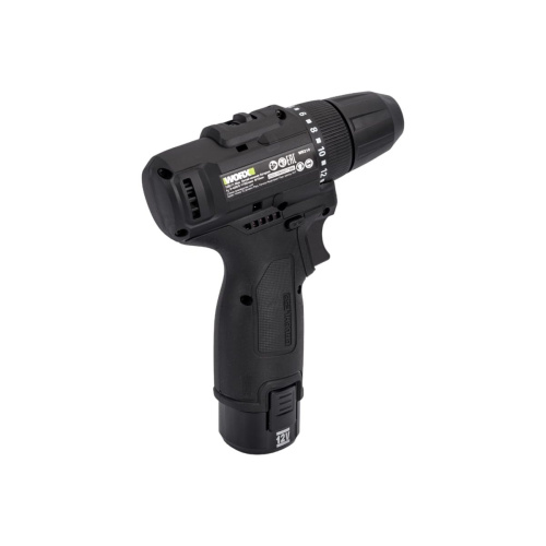 Дрель-шуруповерт WORX WE210.2 Professional 12В, 38Нм, 2Ач х2, ЗУ 1,5 Ач, кейс