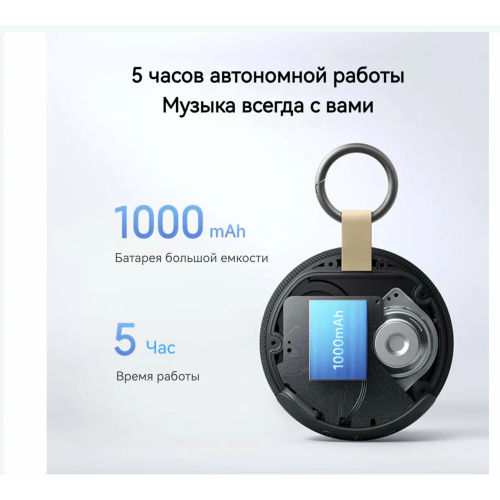 Портативная колонка XIAOMI Redmi Bluetooth Speaker 2 BHR4327CN Mist Matte Black