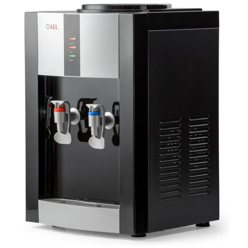 Кулер AEL TD-AEL-47 настольный электронный черный/серебристый