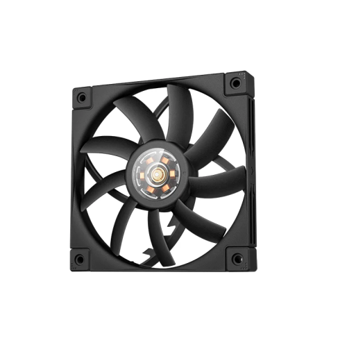 Вентилятор DEEPCOOL FT12 Slim 120x120x15мм (White LED, черный, 500-1850об/мин) Color Box