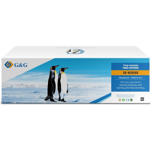Картридж лазерный G&G GG-W2030X 415X черный 7500стр для HP LJ M454/MFP M479
