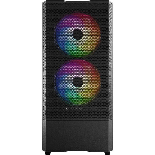 Корпус Powercase Mistral AY3B ARGB (CMAYB-A3), Tempered Glass, 2x 140mm +1x 120mm ARGB Fans, чёрный, ATX