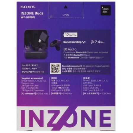 Наушники TWS PlayStation INZONE Buds черный