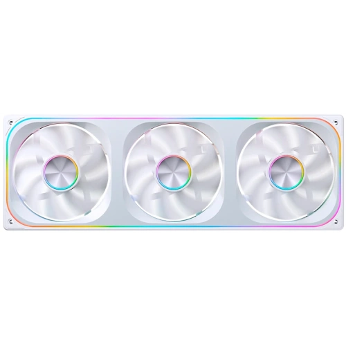 Вентилятор JONSBO ZA-360W (3 in 1) 120х120х28мм (PWM, ARGB LED, 700-2400об/мин, белый) Retail