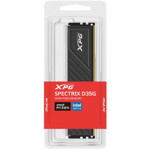 ОЗУ ADATA XPG Gammix D35G RGB Gaming Memory AX4U320016G16A-SBKD35G 16GB DDR4 3200 U-DIMM black