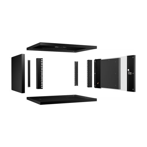 Шкаф коммутационный CABEUS WSC-05D-6U55/45-BK