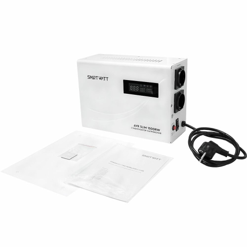 Стабилизатор напряжения SMARTWATT AVR Slim 1500RW