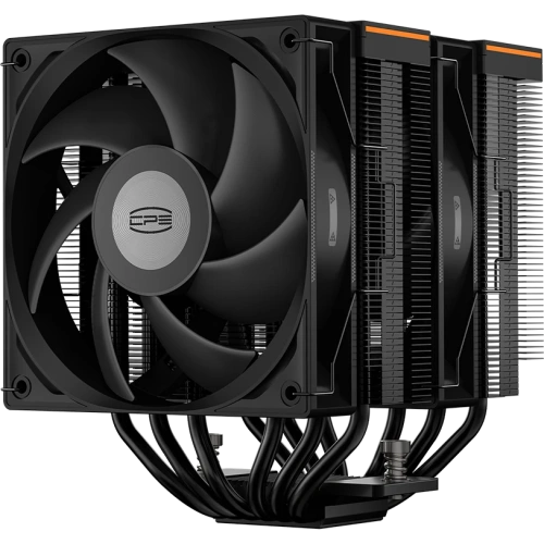 Кулер PcCooler RT620 Digital BK (RT620-BKNWYL-GL) Soc-AM5/AM4/1151/1200/2066/1700 черный 4-pin 34.9dB Al+Cu LCD 265W Ret