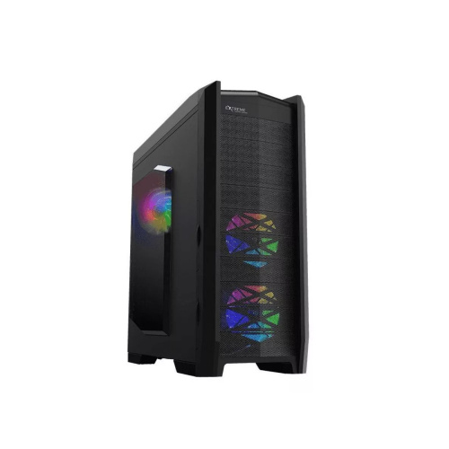 Корпус GameMax Dragon Knight без БП (Midi Tower, ATX, Черн.,4*120 ARGB+controller,USB 3.0, Hot Swap)