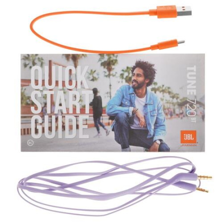 Беспроводные/проводные наушники JBL Tune 720BT фиолетовый