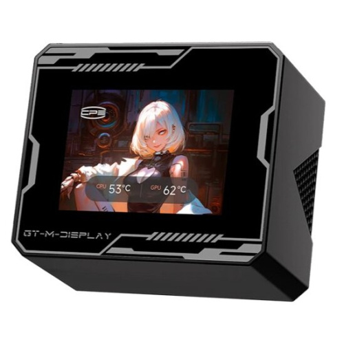 СВО PcCooler GT360M ARGB Display BK Black (300W, 360mm, LED temp., Fans 3x120mm, 75.8CFM, 33.7dBA, 2200RPM)