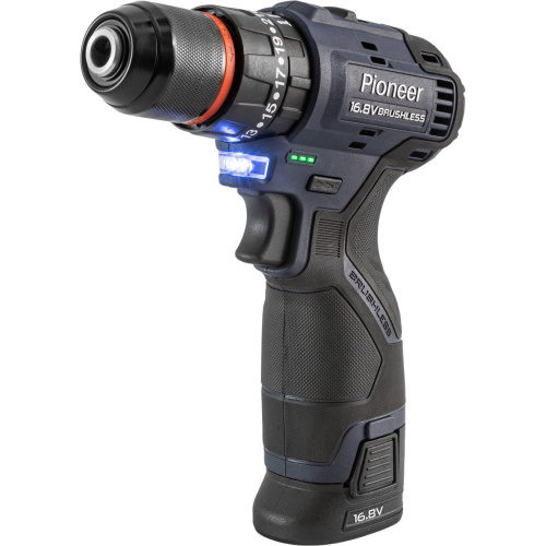 Дрель-шуруповерт аккумуляторная Pioneer CID-E1602BL-22C