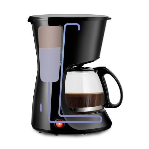 Кофеварка KitFort КТ-7260 черный/нерж