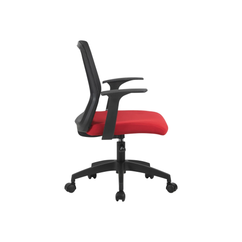 Кресло Cactus CS-MC222-BKRD черный сиденье темно-красный