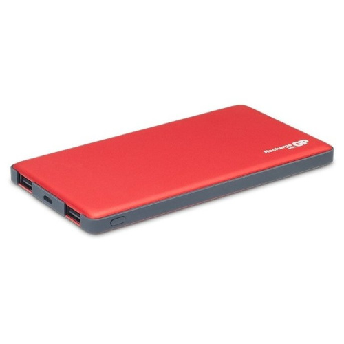 Аккумулятор внешний GP Portable PowerBank MP05 Li-Pol 5000mAh 2.1A+2.1A красный 2xUSB