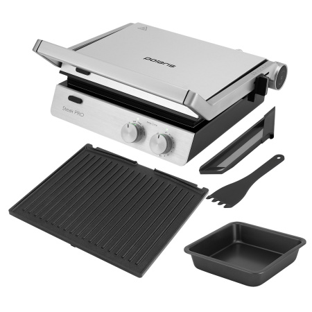 Электрогриль POLARIS PGP2803 Серебряный