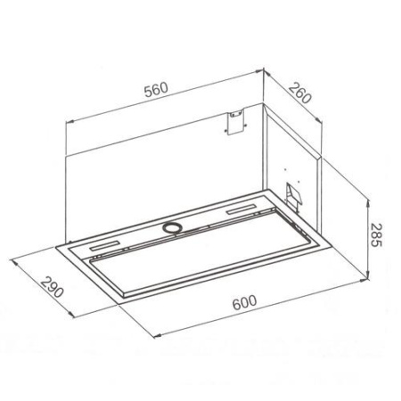 Вытяжка полновстраиваемая Haier HVX-BI664GW белый/серебристый