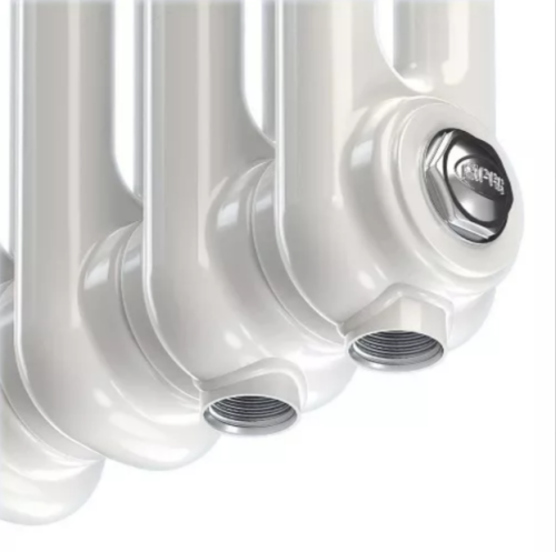 Стальной трубчатый радиатор Rifar Tubog Medical 2220/9 нижнее подключение D1 белый RAL 9016