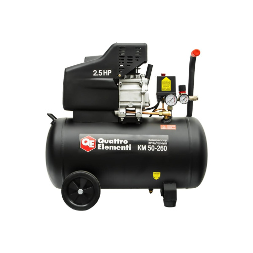 Компрессор поршневой QUATTRO ELEMENTI KM 50-260 (248-498) масляный
