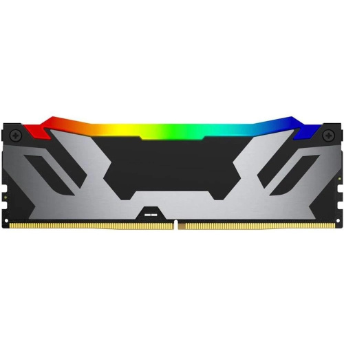 ОЗУ Kingston Fury Renegade Silver/Black RGB KF572C38RSA-24 DDR5 24GB 7200MHz RTL Gaming PC5-57600 CL38 DIMM 288-pin 1.45В single rank с радиатором