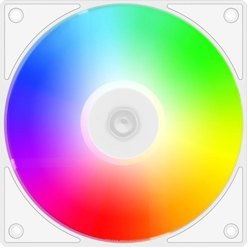 Вентилятор ID-COOLING AS-120-ARGB-W Trio (3 pcs, 120mm, 2000rpm, 58.0 CFM, 27.2 дБ, PWM 4-pin, ARGB, white)