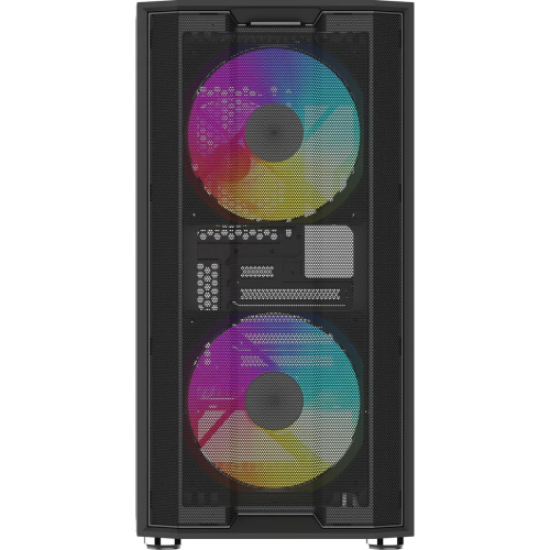 Корпус SAMA S30 Black (S30-BKMPA3X1-GL), без БП, Midi-Tower, TG, 2x140mm + 1x120mm ARGB, 1xUSB 3.0 3.1 Type-C, mATX, mITX