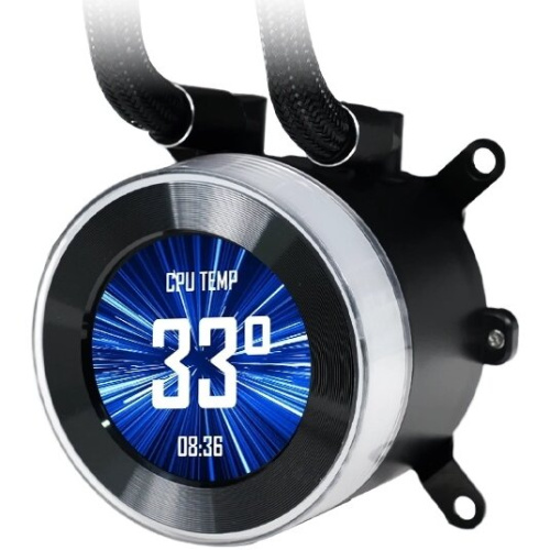 СВО Lian Li HydroShift II LCD-C 360R (GHS2LCD36RB Black) (G89.GHS2LCD36RB.R0) / 3x120mm ARGB PWM Fans