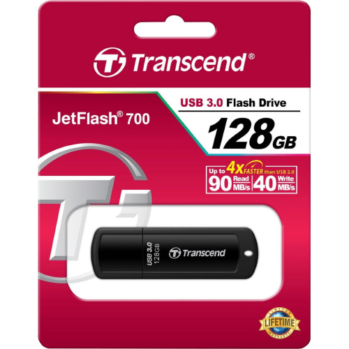 Flash Drive 128GB USB 3.1 gen.1 Transcend JetFlash 700 TS128GJF700