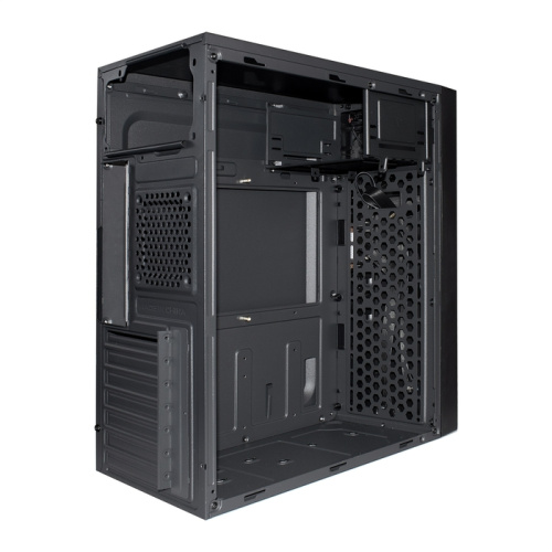 Корпус Exegate AA-440 EX290172RUS Miditower ATX, без БП, 2*USB, аудио, черный