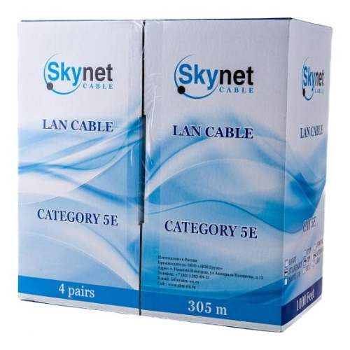 Витая пара SkyNet CSS-FTP-4-CU-OUT черный