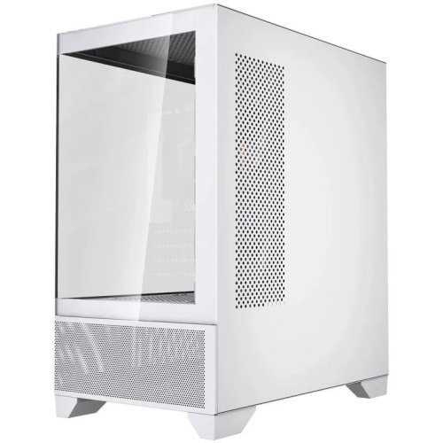 Корпус Powercase Vision Micro M4W (CVMM4W-A3), Tempered Glass, Type-C, 3x 120mm ARGB PWM Fan, белый, mATX