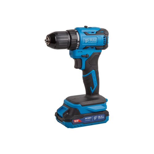 Дрель-шуруповерт BULL SR 1804 Импульс (1329421) 2x2 А*ч, з/у