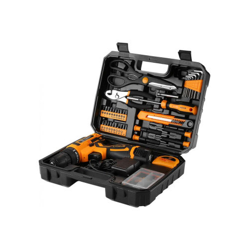 Дрель аккумуляторная DEKO Banger 12v 2*2.0Ah Li-Ion + набор 063-4168