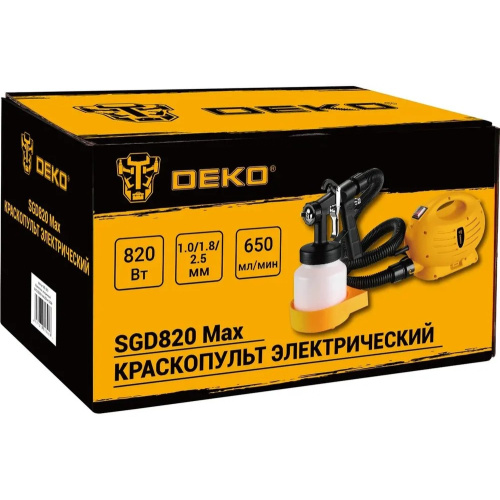 Краскопульт DEKO SGD820 Max (085-1332) 820Вт