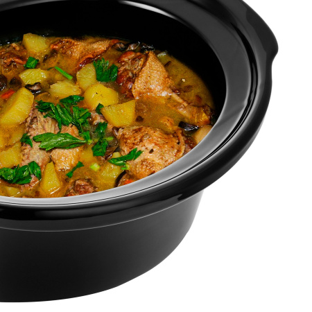 Медленноварка Kitfort КТ-207 серебристый/черный