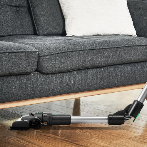 Вертикальный пылесос KITFORT КТ-5168-2 черно-зеленый