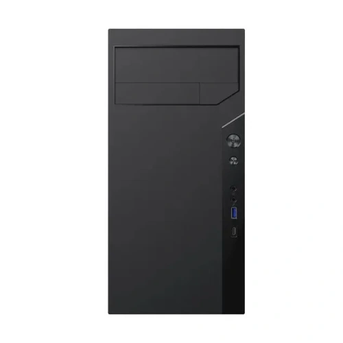 Корпус ZIRCON Iva BK (Midi Tower, Черный, БП 450Вт., 1*USB3.0, 1*USB Type-C, HD Audio)