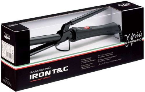 Щипцы Gamma Piu Iron Ready T&C HI-NA1125 черный