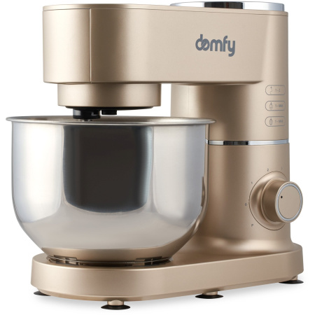 Миксер планетарный Domfy DSC-KM301 золотистый