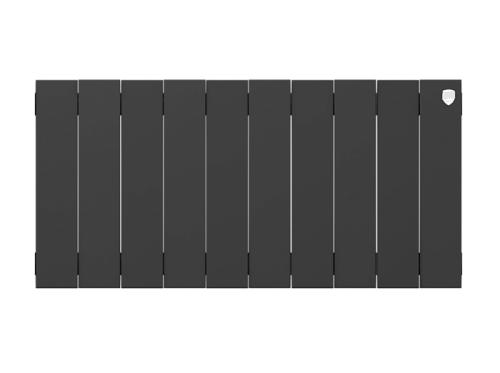 Биметаллический радиатор отопления Royal Thermo PianoForte 300 черный 10 секций