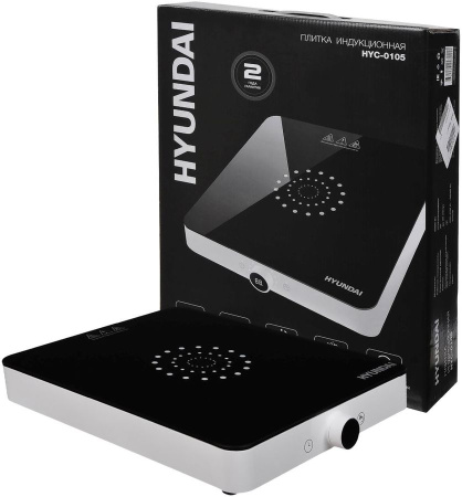 Индукционная плитка Hyundai HYC-0105 белый