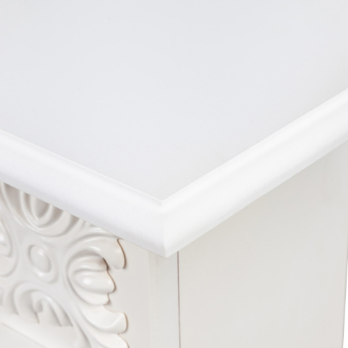 Электрокамин RealFlame Dominica Corner DN белый матовый с очагом Fobos Lux Black RC