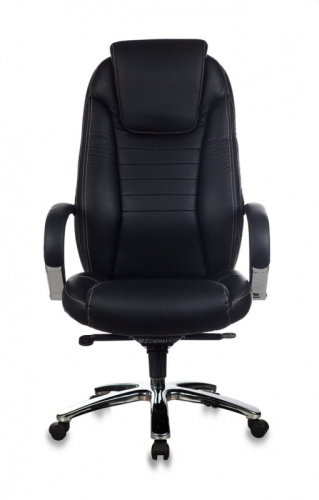 Кресло руководителя Бюрократ T-9923SL/Black черный кожа крестовина хром